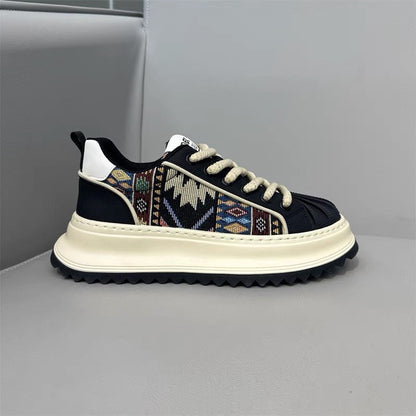 Damen Sneaker Ethnisches Design Komfortabel Damen Schuhe - BerlinGlamour