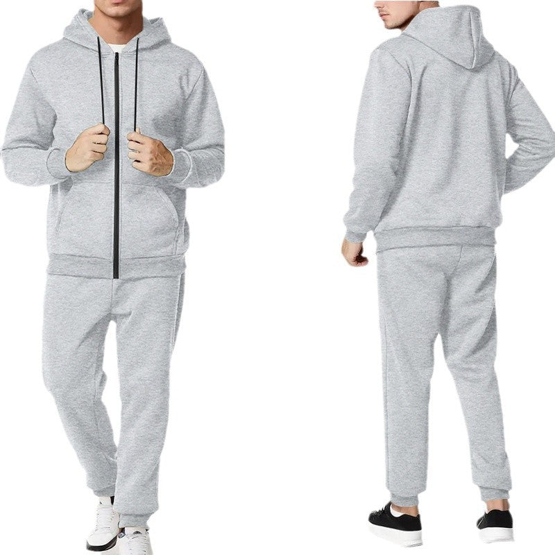Herren Jogginganzug Sportlich Bequem Mit Kapuze