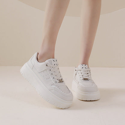 Damen Sneaker HochPlateau Atmungsaktiv Modisch