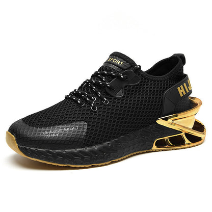 Damen Sneaker Sportlich Luftdämpfend Bequem
