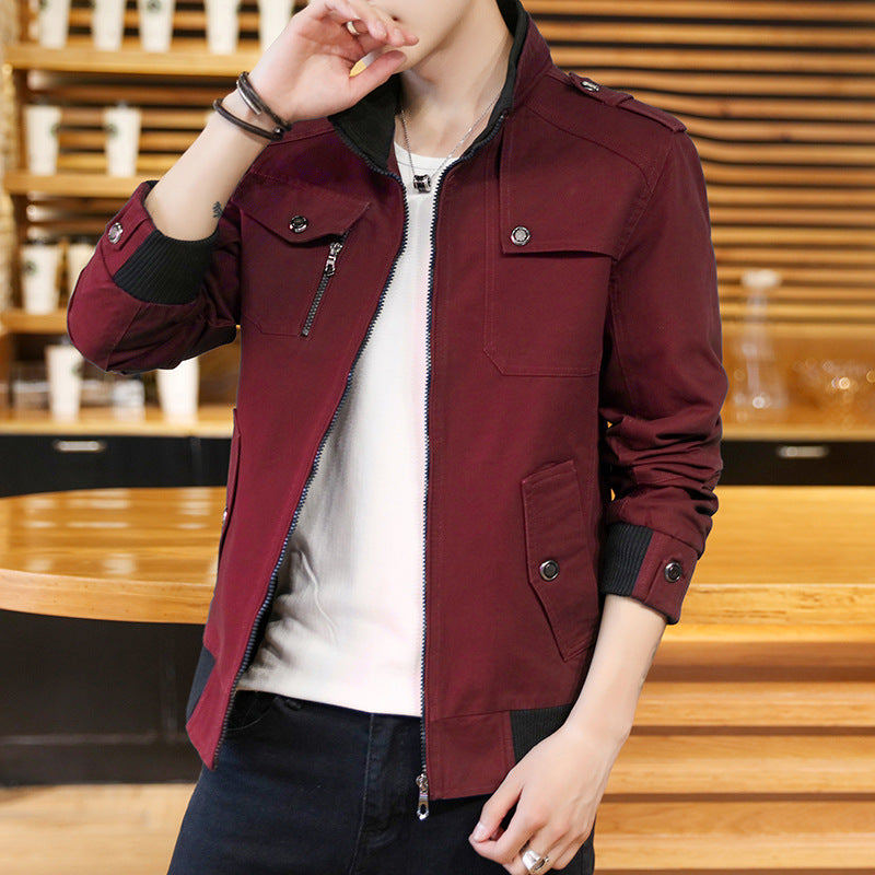 Herren Freizeitjacke Modern mit vielen Taschen