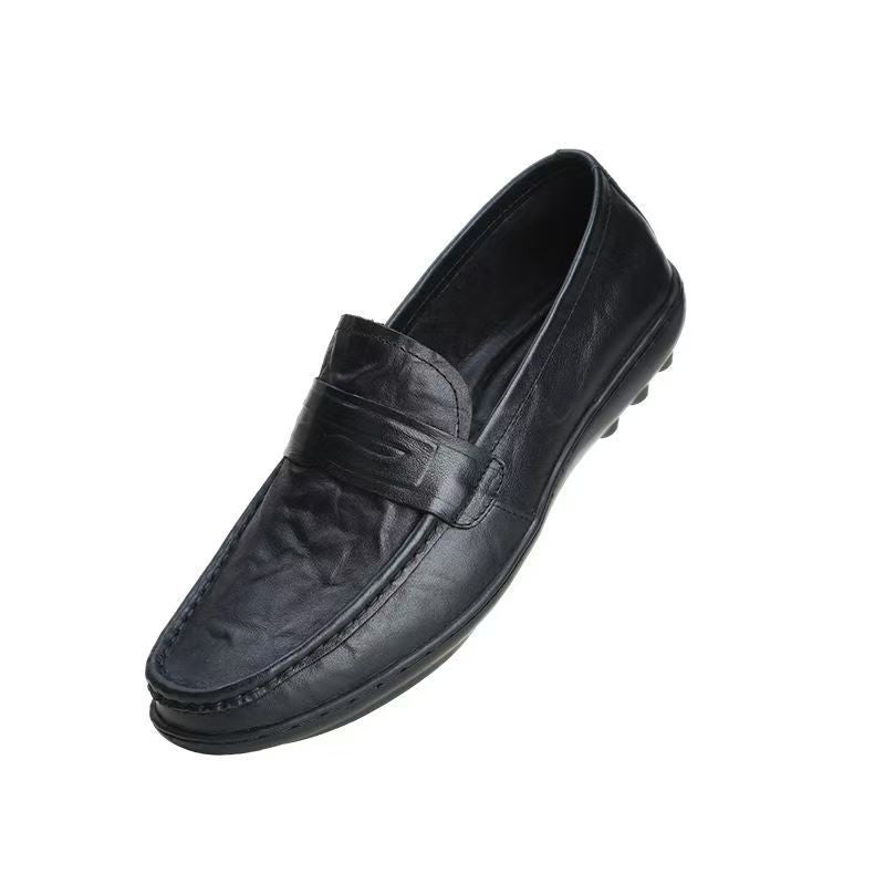 Herren Mokassins Elegante Nerzoptik Luxus Design