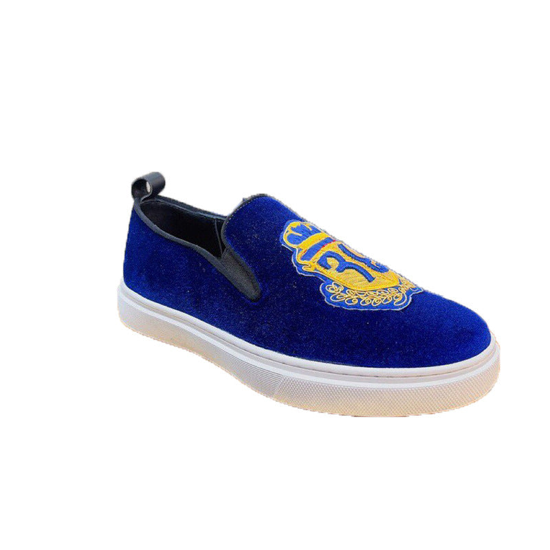 Damen Sneaker Slip On Bequem Mit Zierdetail