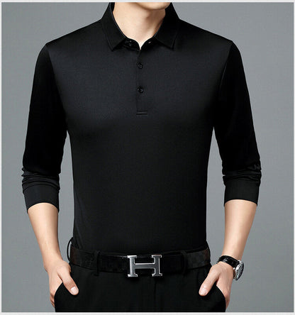 Herren Langarm Poloshirt atmungsaktiv Feuchtigkeitsregulierend