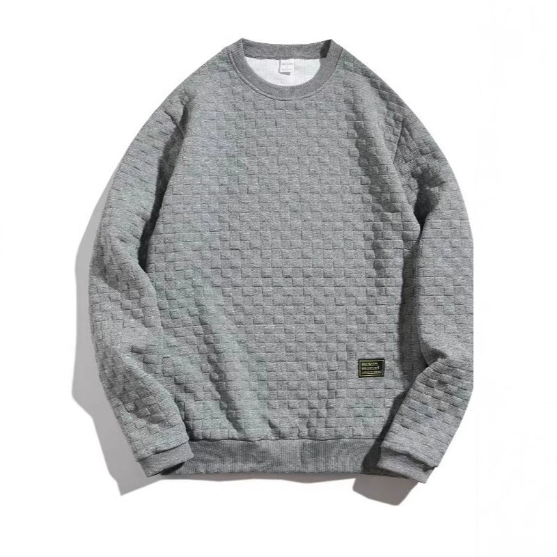 Herren Sweater Lässig Rundhals Elastisch Modern