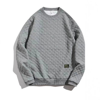 Herren Sweater Lässig Rundhals Elastisch Modern