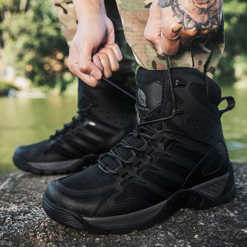 Herren Stiefel Hochgeschnürt Wasserdicht atmungsaktiv