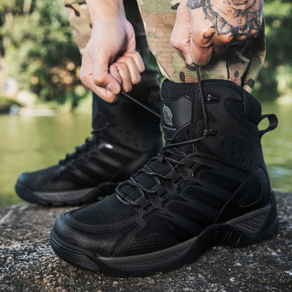 Herren Stiefel Hochgeschnürt Wasserdicht atmungsaktiv