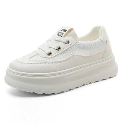Damen Sneaker Laufschuhe Dicksohle Atmungsaktiv