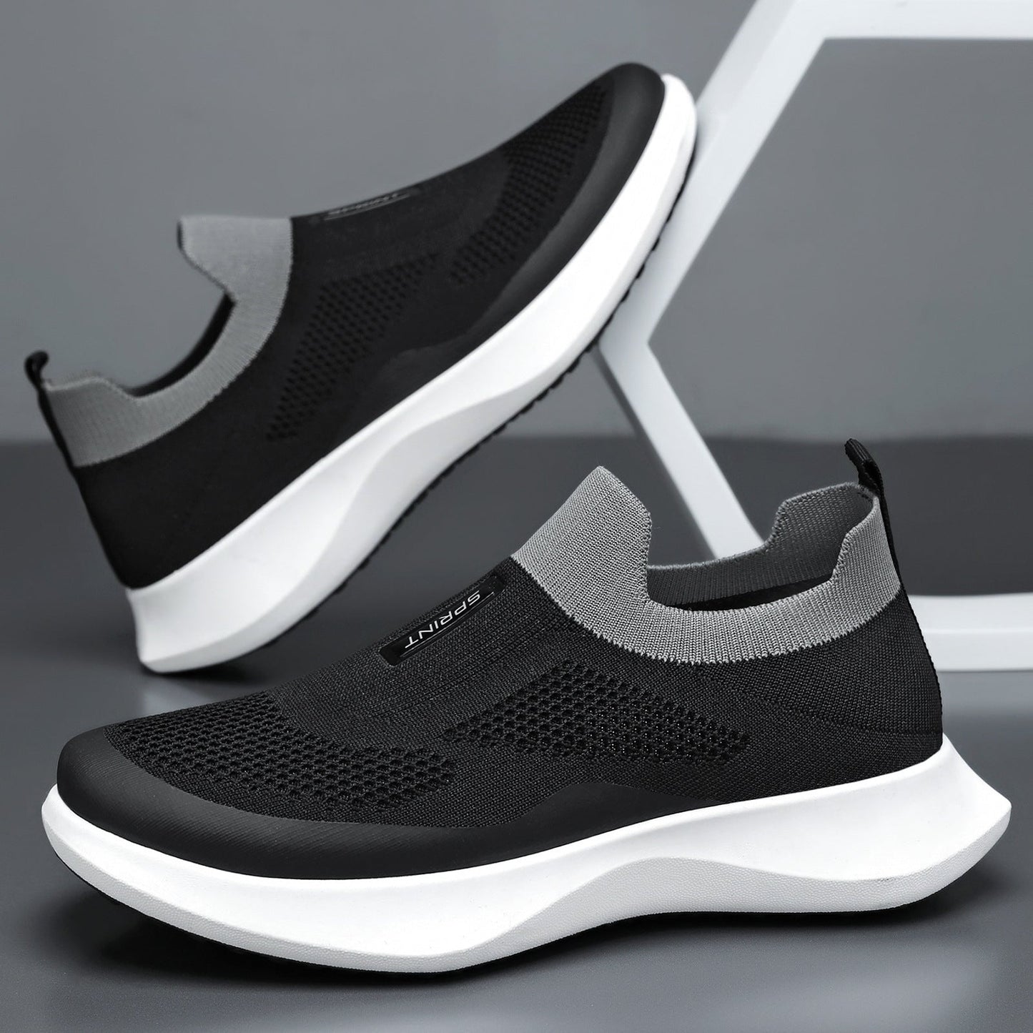Damen Sneaker Leicht Mesh Bequem Freizeit