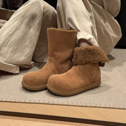 Damen Winterboots Kuschelig Rutschfest