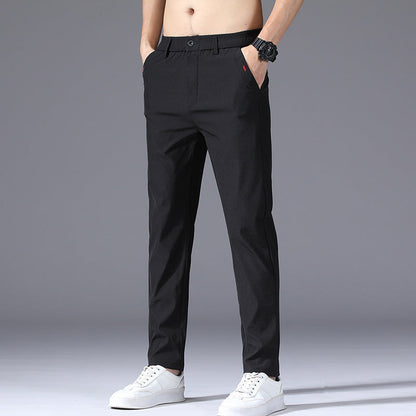 Herren Chino-Hose Bequem Elastisch Modern