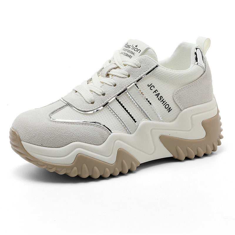 Damen Sneaker Chunky Sportschuhe atmungsaktiv bequem