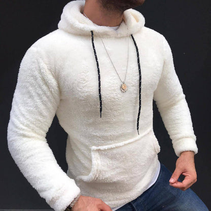 Herren Fleece Hoodie Weich Kuschelig Warm