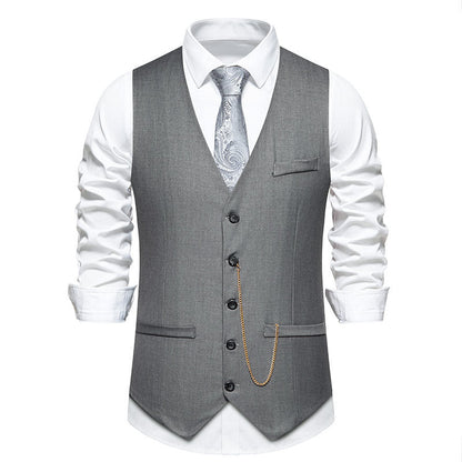 Herren Anzugweste Elegant Klassisch Mit Modernem Style