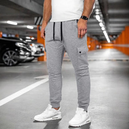 Herren Jogginghosen Cargo Bequem Schwarz