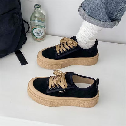 Damen Sneaker Weich Wildleder KomfortSchuhe
