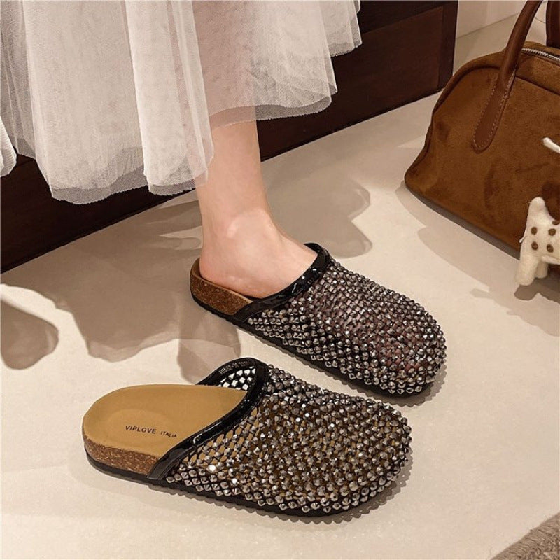 Damen Sandalen Glitzernd Sommer Schuhe Damen
