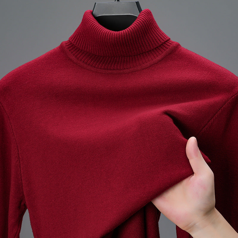 Herren Rollkragenpullover Eleganter Baumwolle Modern