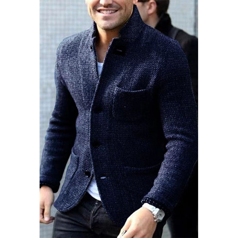 Herren Blazer Modern Strukturiert Elegant