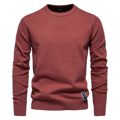Herren Strickpullover Baumwolle Bequem Passform Modern