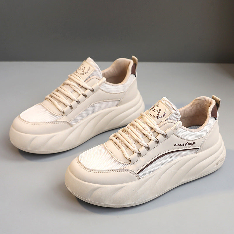 Damen Plateau Sneaker Modisch Hochwertig