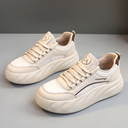 Damen Plateau Sneaker Modisch Hochwertig
