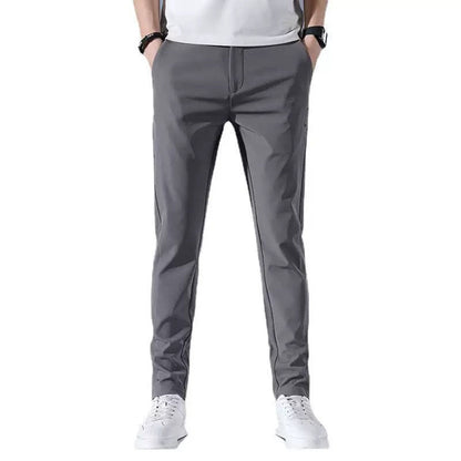 Herren Chino-Hose Sportlich Elastisch Mit Taschen