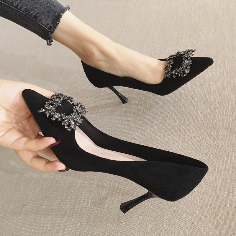 Damen Pumps Schmuckdetail Elegante High Heels