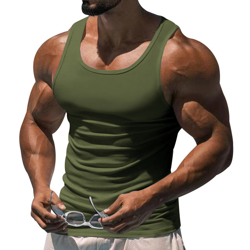 Herren Sport Tanktop atmungsaktiv Feuchtigkeitsregulierend Slim Fit