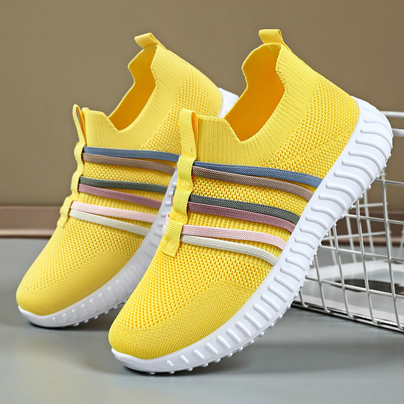 Damen Sneaker Atmungsaktiv Flexibel Sportlich Elastisch - BerlinGlamour