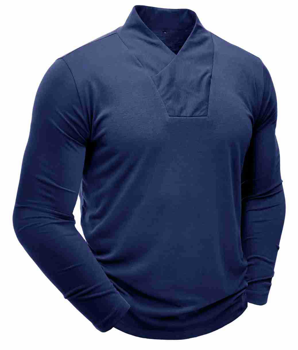 Herren Longsleeve V-Ausschnitt Modern Berlin Style