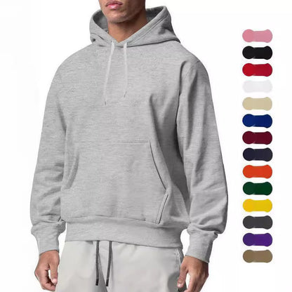 Herren Kapuzenpullover Klassisch Atmungsaktiv mit Kängurutasche