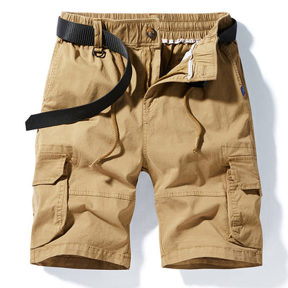 Herren Cargoshorts Elastisch Vieltaschig Freizeitshorts