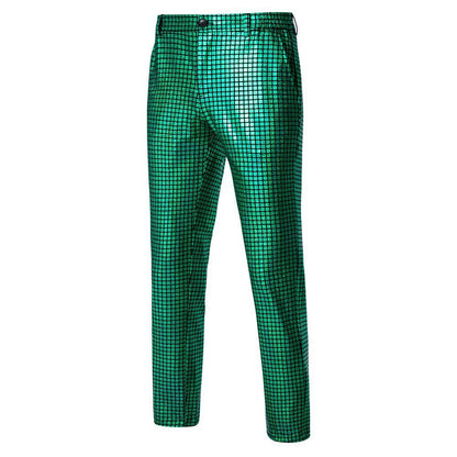 Herren Disco-Hose Glitzer Muster Modern Partyhose