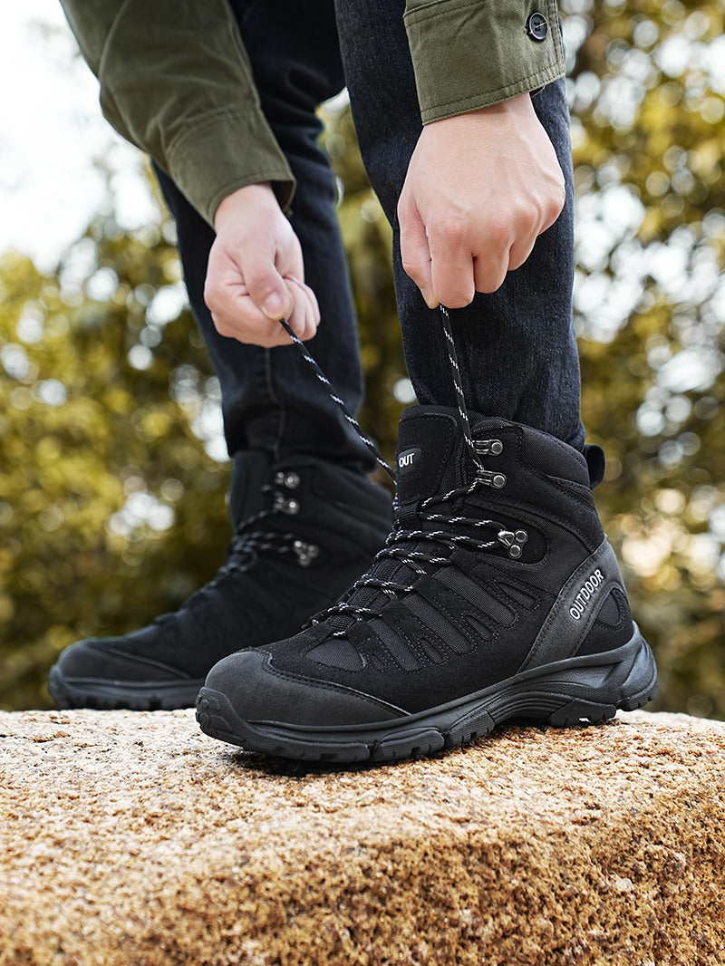 Damen Outdoorschuhe Robust Knöchelschutz Wanderschuhe