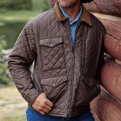 Herren Freizeitjacke Steppweste Warm Modern