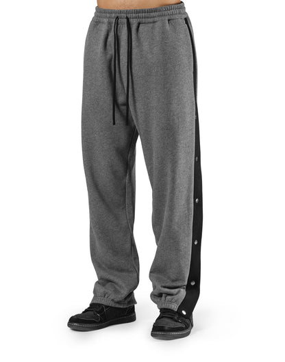 Herren Sporthose Elastisch Mit Druckknöpfen Comfort
