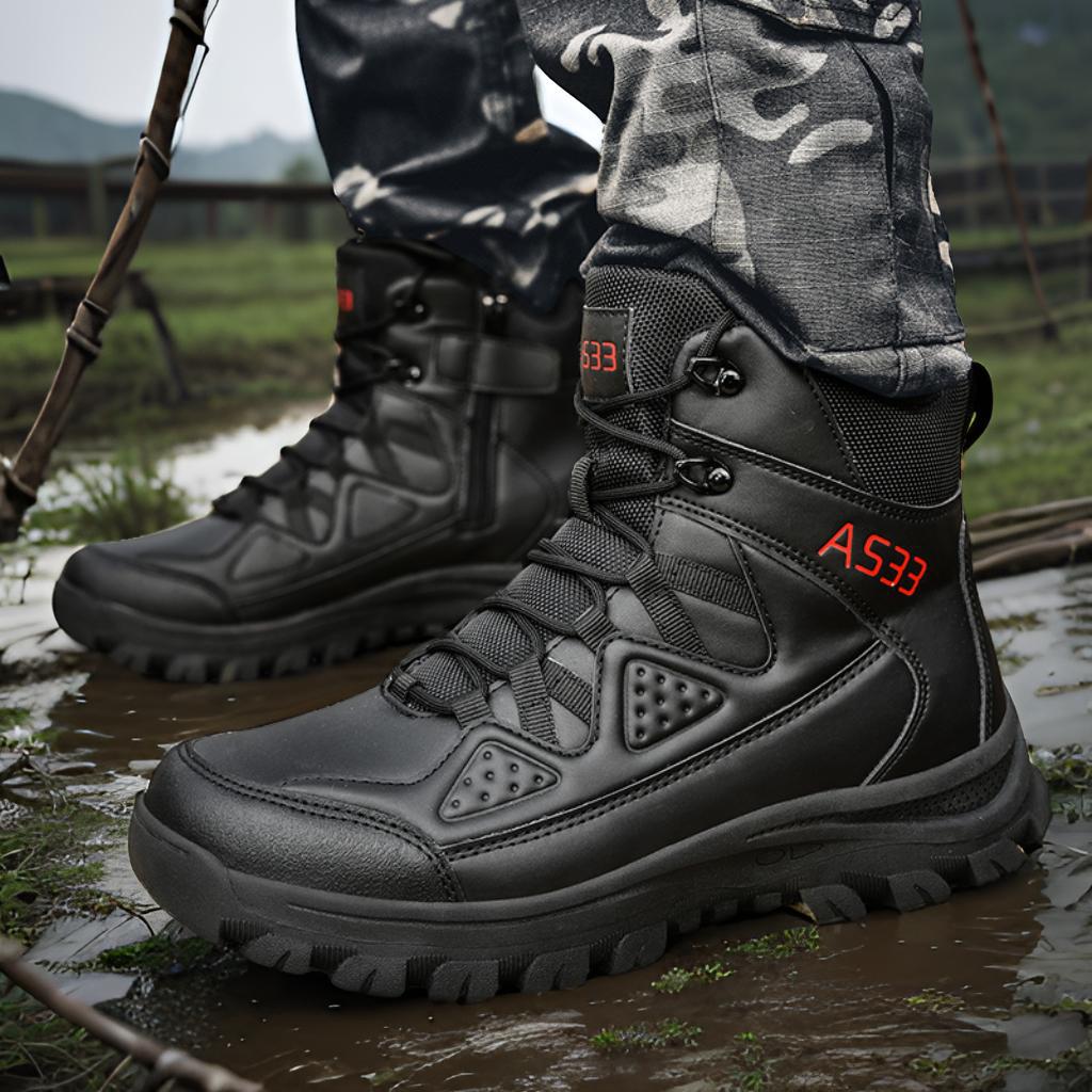 Herren Sicherheitsstiefel Wasserdicht Rutschfest Atmungsaktiv - BerlinGlamour