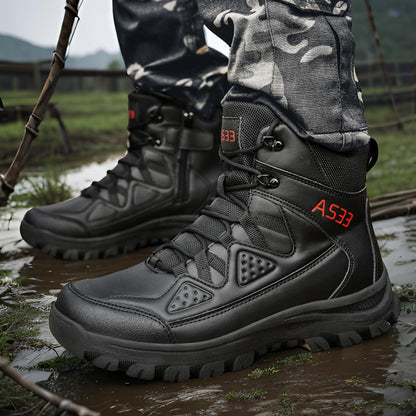 Herren Sicherheitsstiefel Wasserdicht Rutschfest Atmungsaktiv - BerlinGlamour