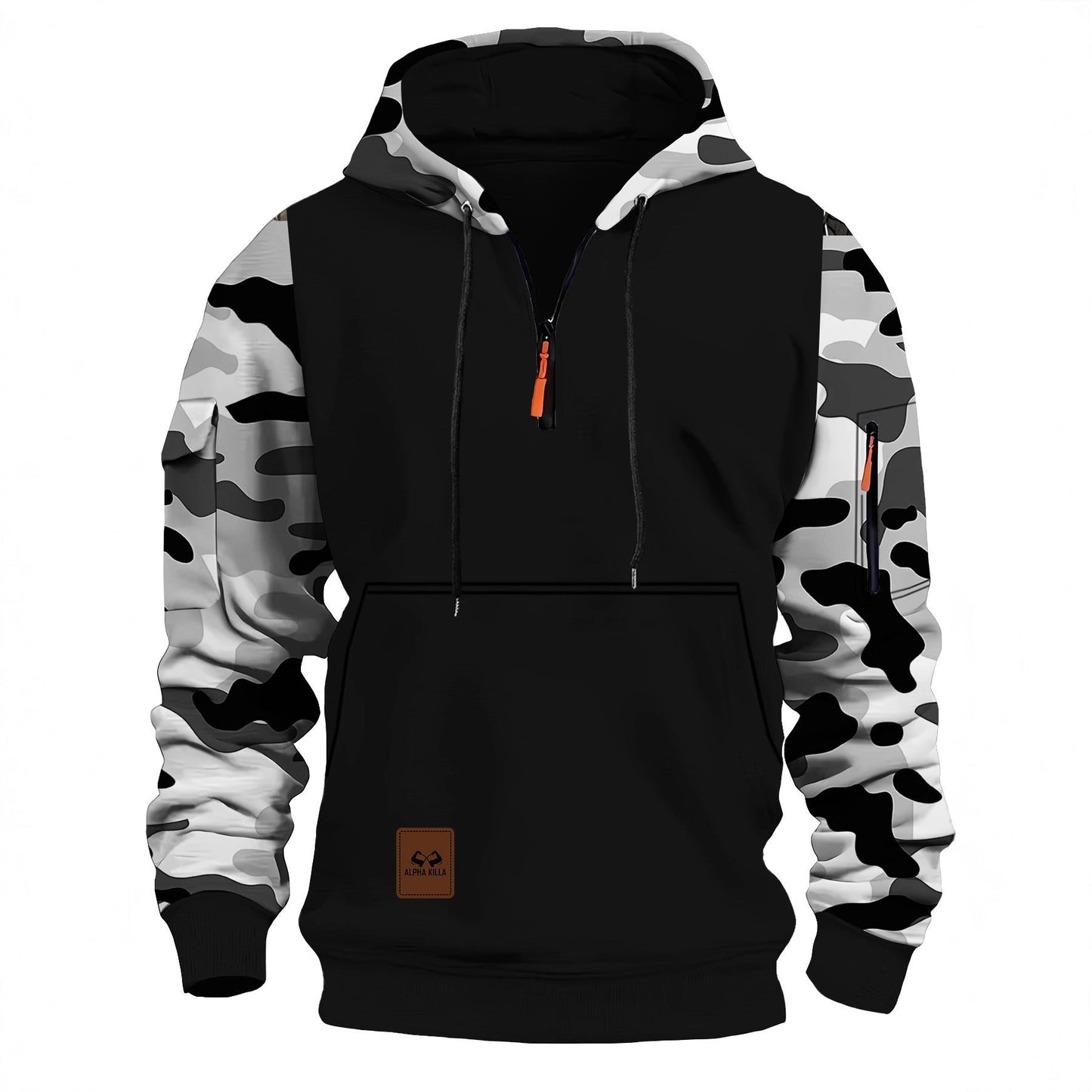 Herren Kapuzenpullover Modern mit Taschen und Hoodie Style