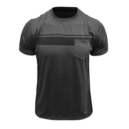 Herren Kurzarmshirt mit Brusttasche Modern Style