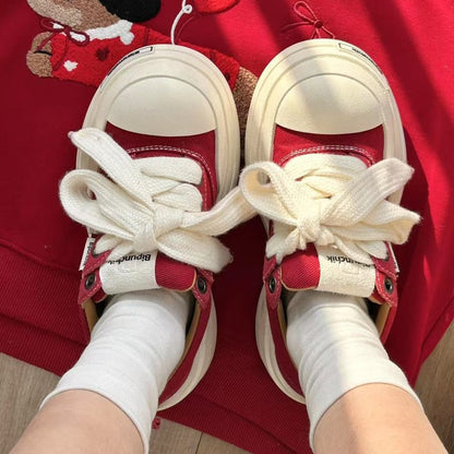 Damen Plateau Sneaker Hochzeitsschuhe Modisch Komfortabel