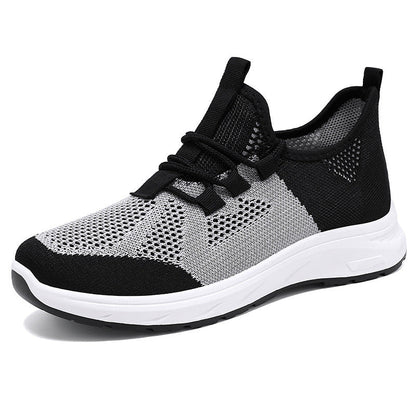Damen Laufschuhe Atmungsaktiv Elastisch Schwarz Sport