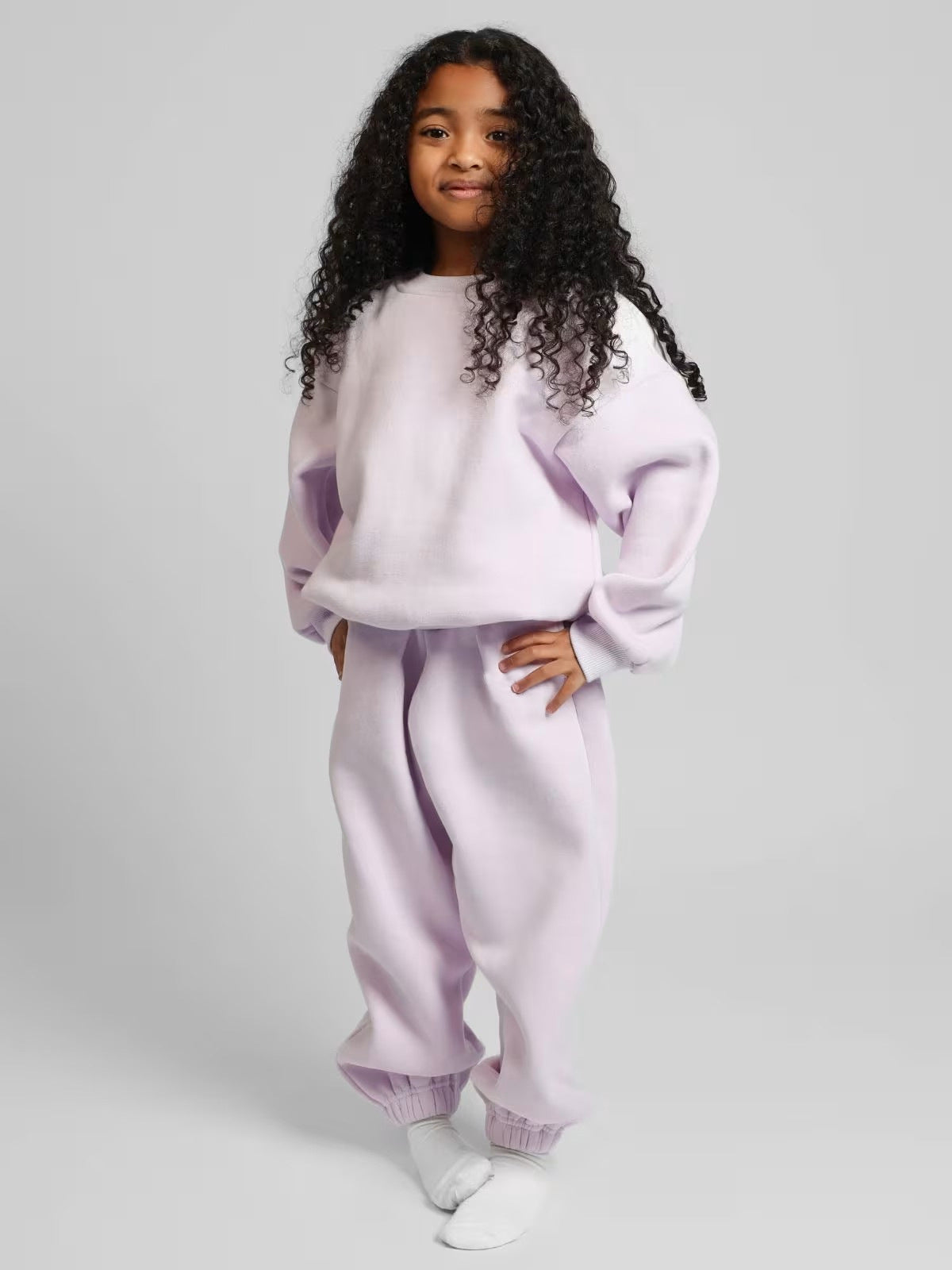 Damen Sweat-Set Bequem Voluminöses Oberteil Jogginghose