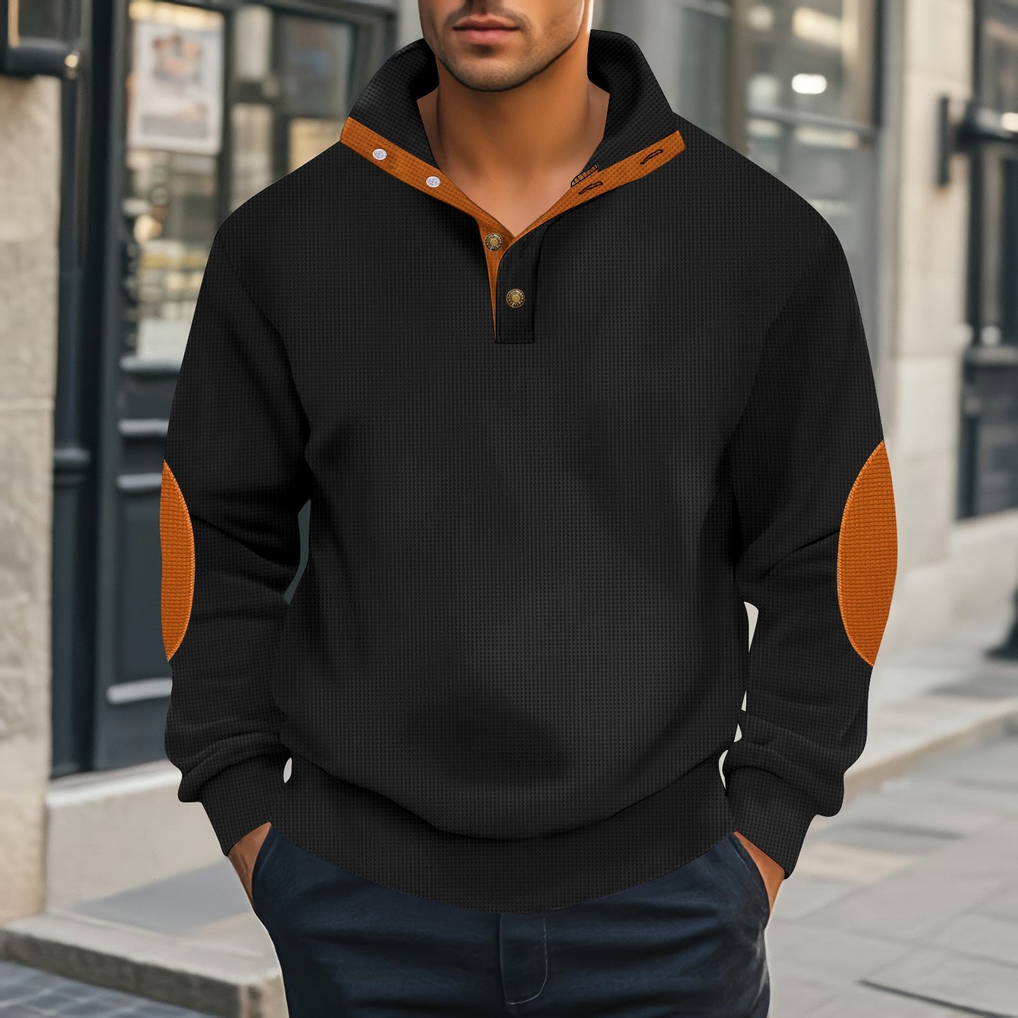 Herren Sweatshirt Elegantes Design Moderner Look - BerlinGlamour