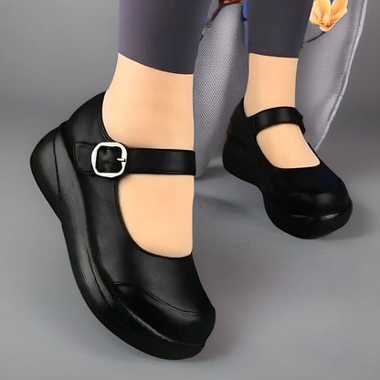 Damen Halbschuhe Bequem Verstellbar mit Polsterung