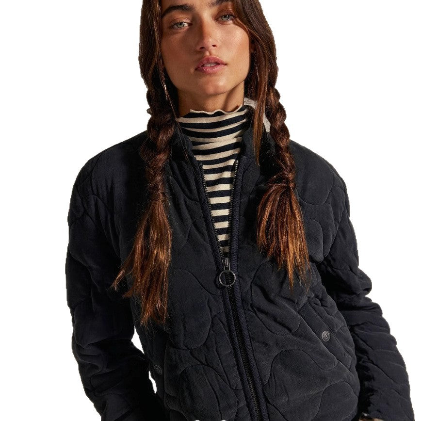 Gesteppte Damen Bomberjacke Trendy Berlin