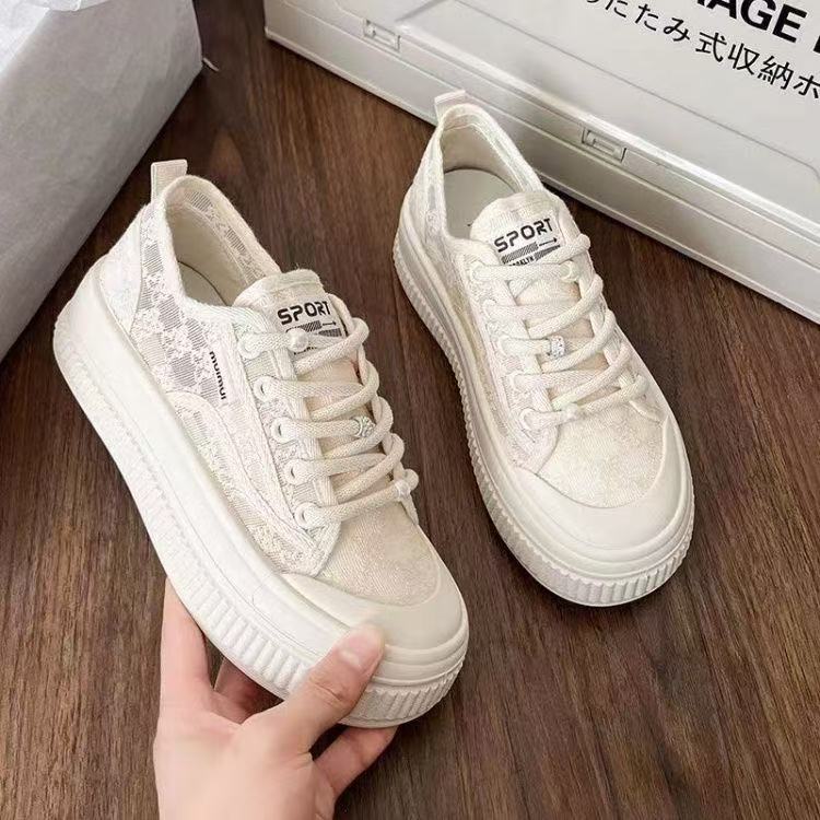 Damen Sneaker Trendy Strukturiert Rutschfest