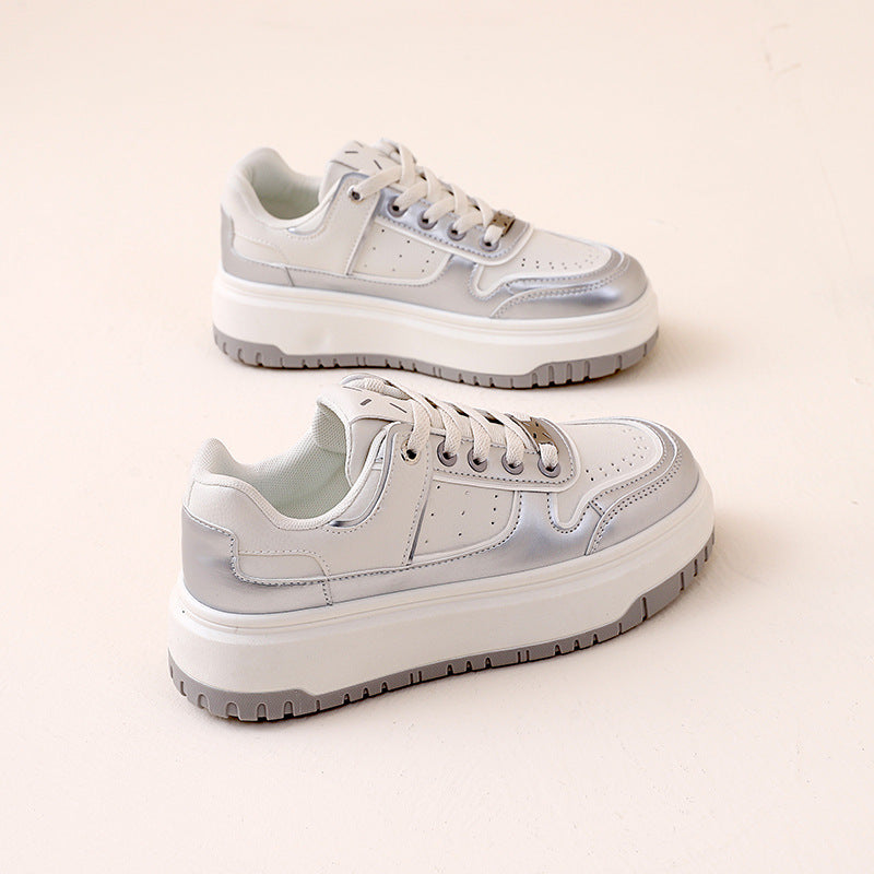 Damen Sneaker HochPlateau Atmungsaktiv Modisch